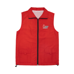 企領拉鏈背心 (宣傳衫)